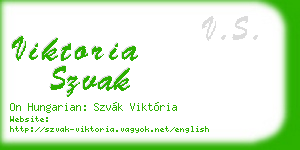 viktoria szvak business card